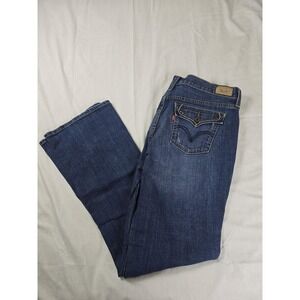 Levi's Jeans Womens 10 Blue 515 Bootcut Mid Rise Flap Pocket Stretch Denim Pants